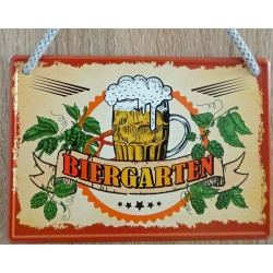 Hängeschild Biergarten