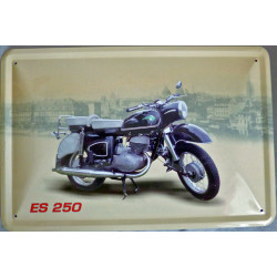 Blechschild Motorrad MZ ES 250