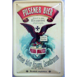 Blechschild Pilsener Bier Berlin Adler
