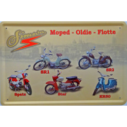 Blechschild Simson Flotte...