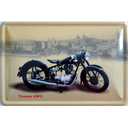 Blechschild Simson Touren AWO