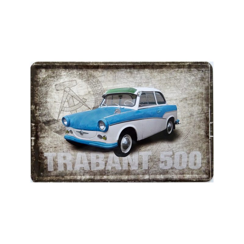 Blechschild Trabant 500