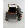 Motorrad mit Beiwagen Blechmodell 32 cm