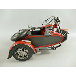 Motorrad mit Beiwagen Blechmodell 36 cm