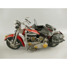 Motorrad mit Beiwagen Blechmodell 36 cm
