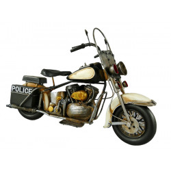 Motorrad Police Harley Blechmodell 37 cm
