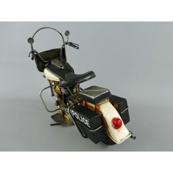 Motorrad Police Harley Blechmodell 37 cm