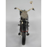 Motorrad schwarz Blechmodell ca. 28 cm