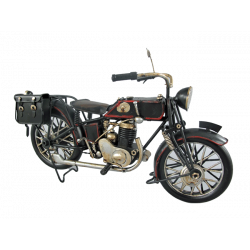 Motorrad schwarz Blechmodell ca. 28 cm