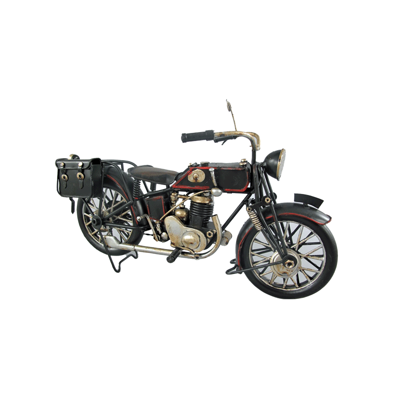 Motorrad schwarz Blechmodell ca. 28 cm Motorrad schwarz Blechmodell ca. 28 cm