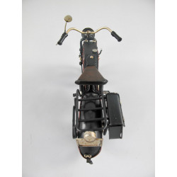 Motorrad schwarz Blechmodell ca. 28 cm