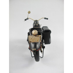 Motorrad schwarz Blechmodell ca. 28 cm