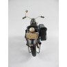 Motorrad schwarz Blechmodell ca. 28 cm