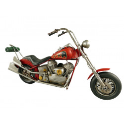 Motorrad Chopper Blechmodell 40 cm