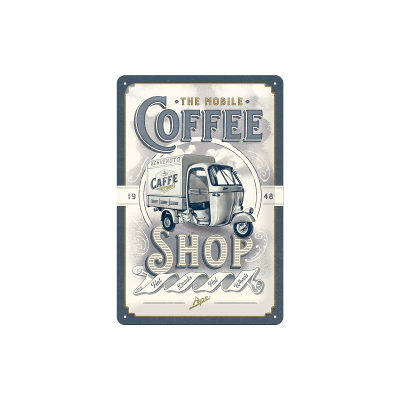 Ape Coffee Shop Blechschild - Nostalgic-Art