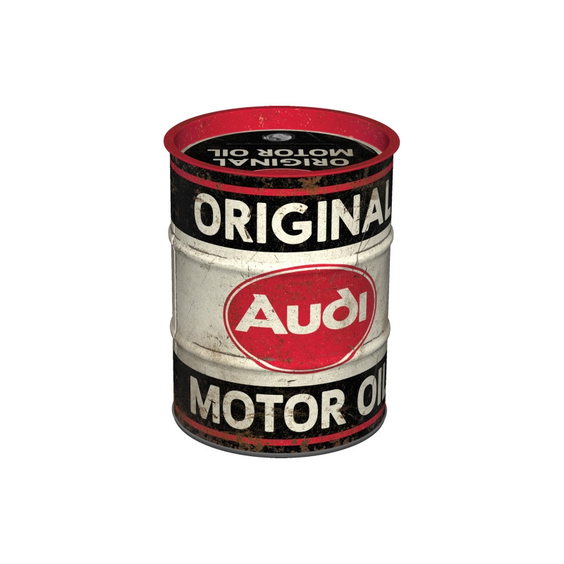 Audi Spardose Ölfass - Nostalgic-Art