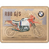 BMW R80 G/S Blechschild Paris - Dakar 1985 - Nostalgic-Art