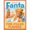 Fanta Beach Girl Blechschild - Nostalgic-Art