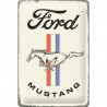 Ford Mustang Blechschild Horse & Stripes - Nostalgic-Art