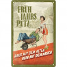 Frühjahrsputz Blechschild - Nostalgic-Art
