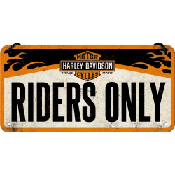 Harley-Davidson Hängeschild Riders Only - Nostalgic-Art