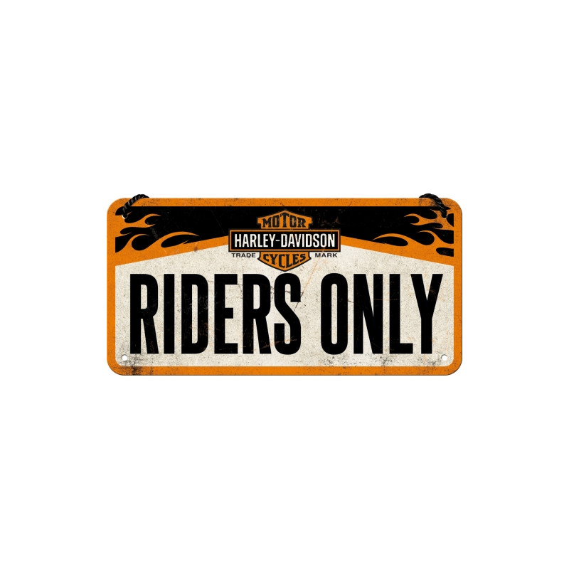 Harley-Davidson Hängeschild Riders Only - Nostalgic-Art