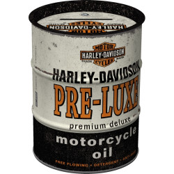 Harley-Davidson Spardose Ölfass PRE-LUXE - Nostalgic-Art