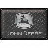 John Deere Blechschild Diamond Plate - Nostalgic-Art