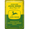 John Deere Blechschild Special Purpose Oil - Nostalgic-Art
