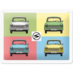 Trabant Blechschild Pop Art - Nostalgic-Art