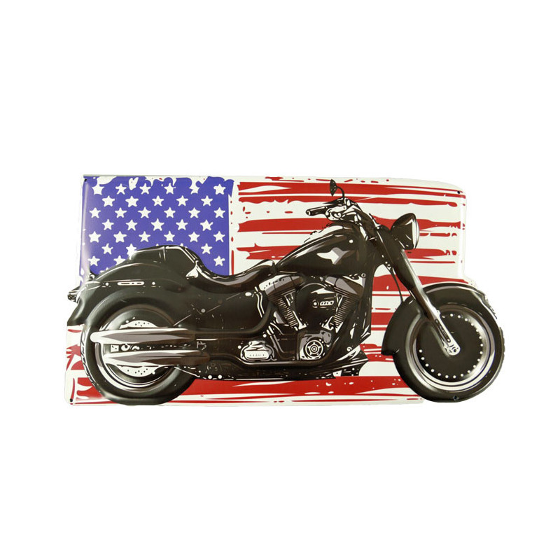 Blechschild Motorrad Amerika USA