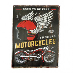 Blechschild Motorcycles...