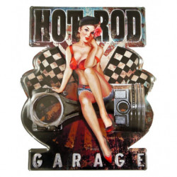 Blechschild Hot Rod Garage