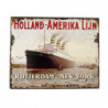 Blechschild Holland-Amerika Lijn