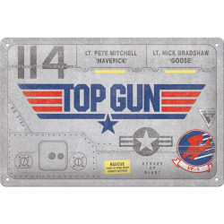 Top Gun Blechschild -...