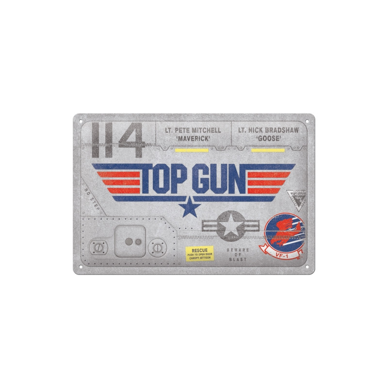 Top Gun Blechschild - Nostalgic-Art Top Gun Blechschild - Nostalgic-Art