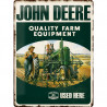 John Deere Quality Farm Blechschild - Nostalgic-Art