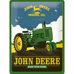 John Deere Made with Pride Blechschild - Nostalgic-Art