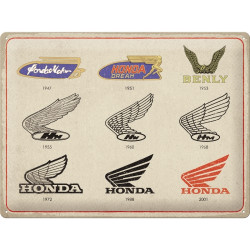 Honda Blechschild Logo Evolution- Nostalgic-Art