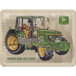 John Deere Blechschild Model 6410 - Nostalgic-Art