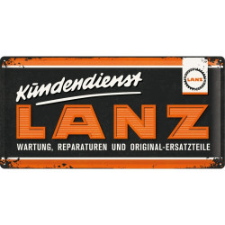 Blechschild Lanz Kundendienst (01)