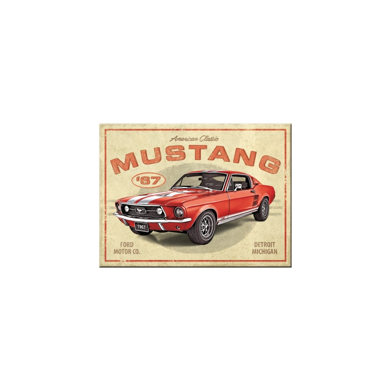 Ford Mustang Magnet - Nostalgic-Art