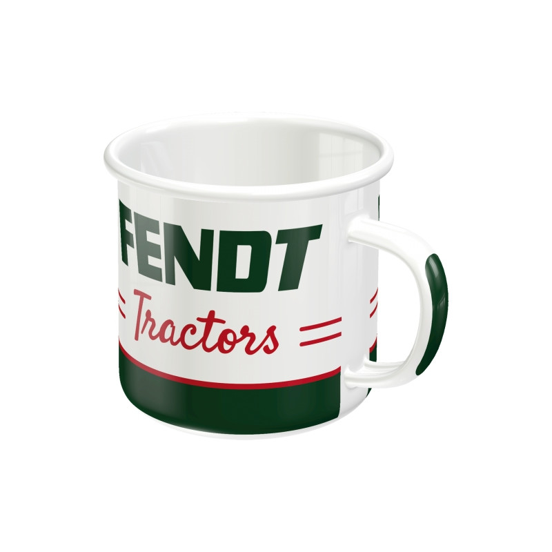 Fendt Tractors Emaille-Becher  - Nostalgic-Art