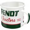 Fendt Tractors Emaille-Becher  - Nostalgic-Art