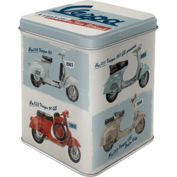 Vespa Teedose Model Chart -...