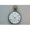 Silberfarbende Taschenuhr m. Stift