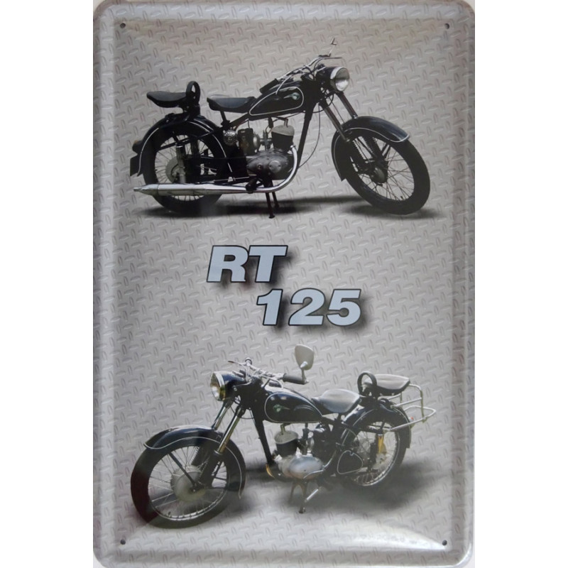 Blechschild Motorrad MZ RT125 (2)