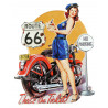 Blechschild Route 66 No Parking