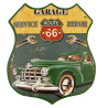 Blechschild Route 66 Garage