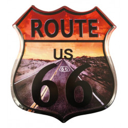 Blechschild Route 66 USA
